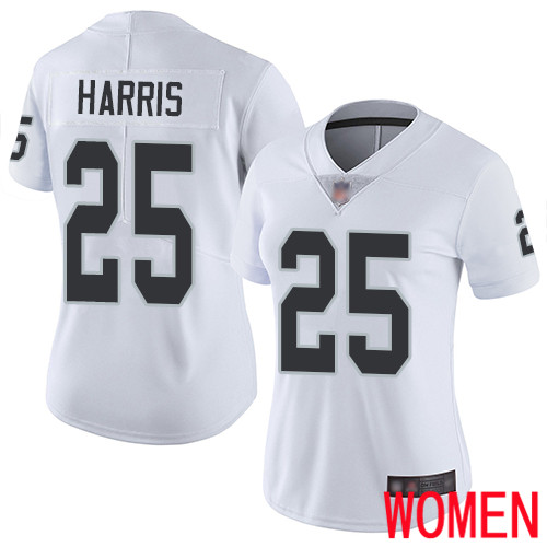 Oakland Raiders Limited White Women Erik Harris Road Jersey NFL Football #25 Vapor Untouchable Jersey->youth nfl jersey->Youth Jersey